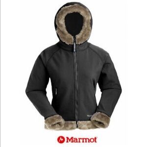 Marmot faux fur trimmed jacket